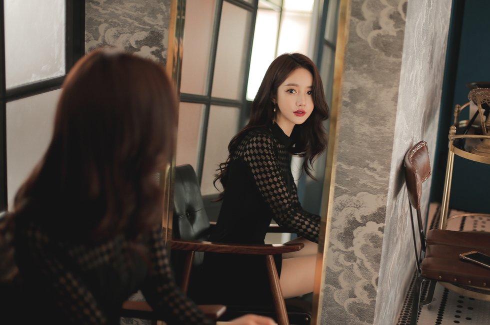 钻石黑桃皇后透明职业裙