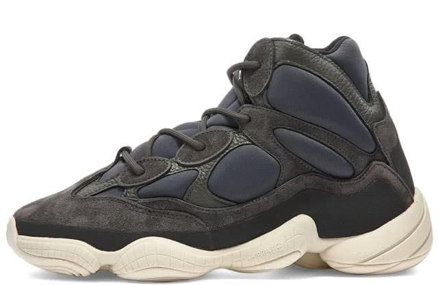 『利器』灰色绒面皮革搭配海军蓝 出街利器Yeezy500来了