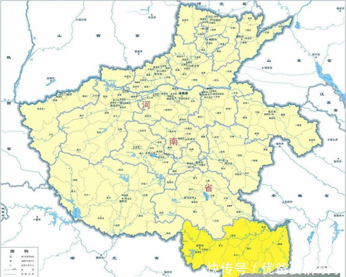  信阳@信阳市为何属于河南省, 而不划给湖北