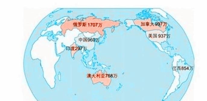 地图看世界;上帝最眷顾的国家巴西。