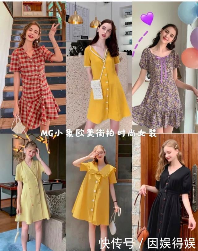 【夏季】今年夏季,连衣裙女孩超显气质又百搭,显瘦的法式裙