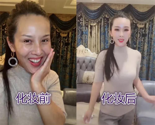  『小姐姐』化妆前VS化妆后，差距太明显，不看不知道，看完女朋友都不想找