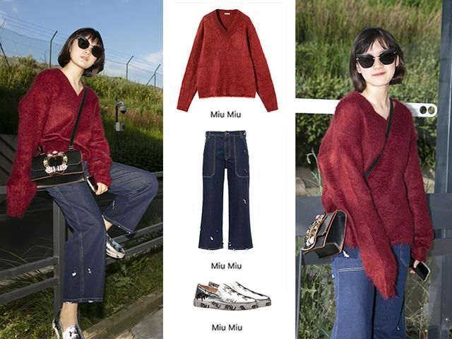 别人穿少女系减龄，文淇却用连衣裙扮成熟，完全让人猜不出年龄