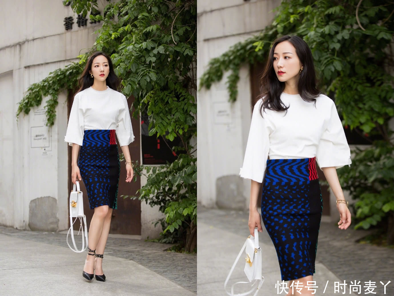 韩雪穿连衣裙现身，透明包包毫无隐私可言，网友：里面都看到了！