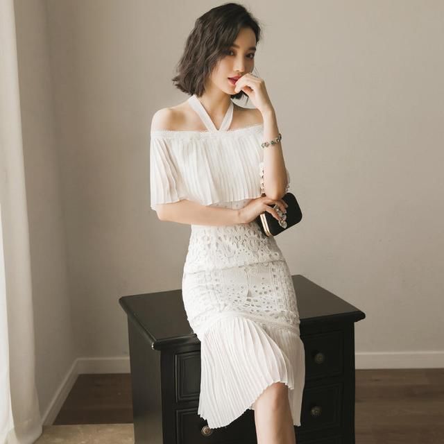 40岁女人试试蕾丝连衣裙，浪漫温柔塑造精致女人味