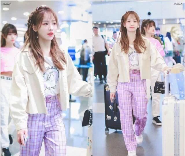  #洗脑#爱上了！和春风一起抵达的香芋紫，比淡黄的长裙还洗脑