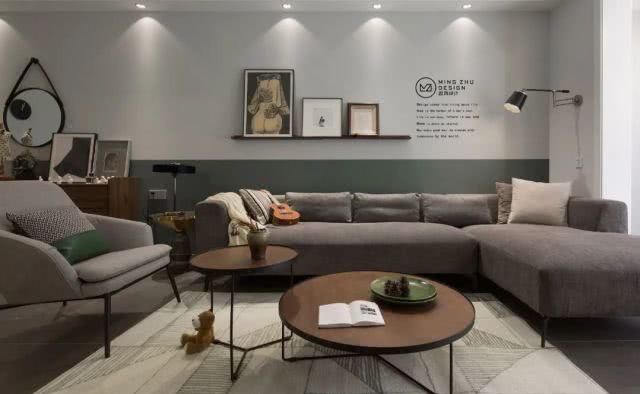  「复古」126㎡现代简约，时尚带点复古范，休闲舒适好情趣