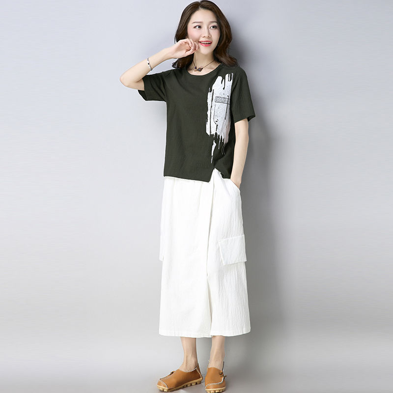 8月出去玩，试试“棉麻套装”清凉透气忒舒服，好穿又洋气美爆了