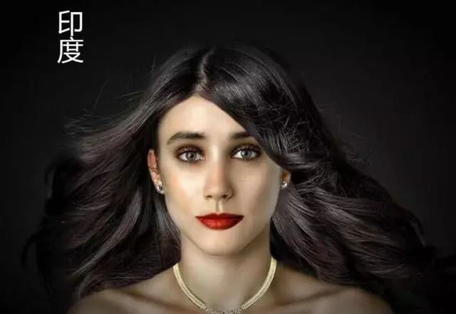 中西方的审美差距有多大?各国对同一个美女照片修图的结果告诉你