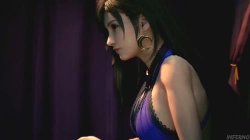  『演示』《FF7：重制版》蒂法/爱丽丝全服装演示 美艳动人！