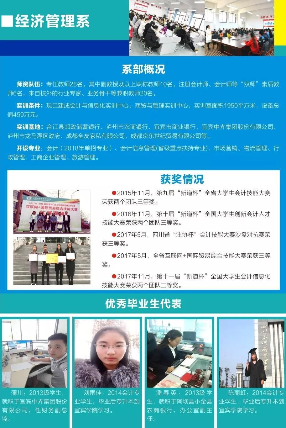 四川三河职业学院2018年单招简章