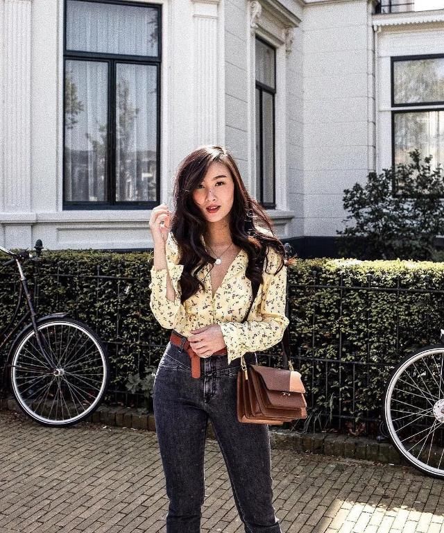 运动鞋■腿粗身高158cm，却靠穿搭增高10cm+！轻熟风的样板教材来了！，史上最省钱亚裔博主