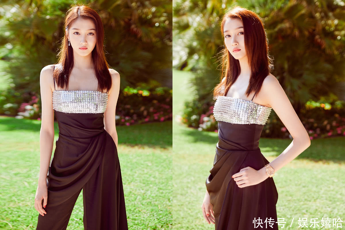 关晓彤红毯造型终于穿对,腕线过裆大长腿吸睛,鹿晗压力要大了