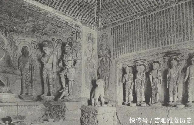 敦煌旧影法国人拍下被破坏前的敦煌莫高窟,美的令人心碎
