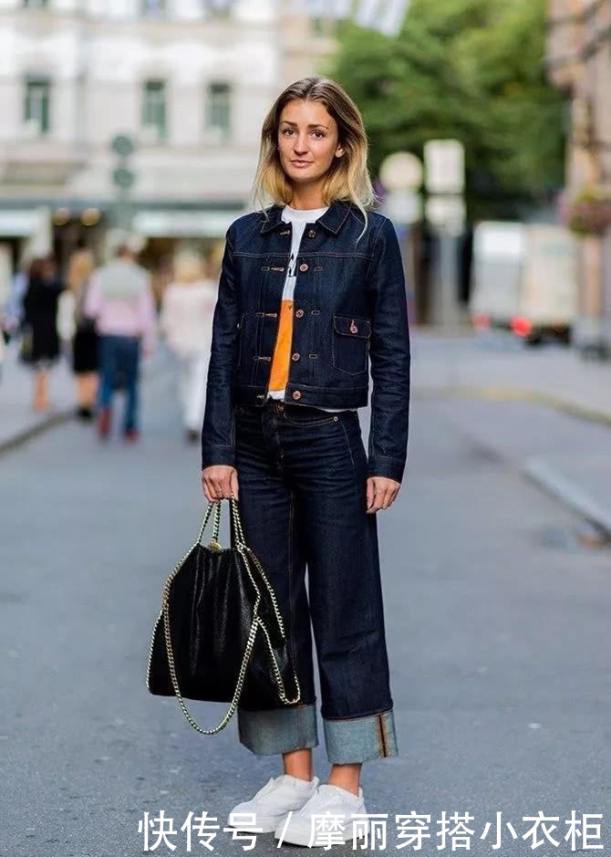 秋季穿简约的九分裤,轻松露脚踝,还不来pick一下