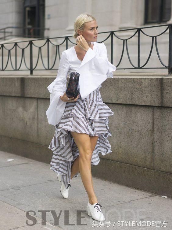 条纹裙最精彩的一面等你发现