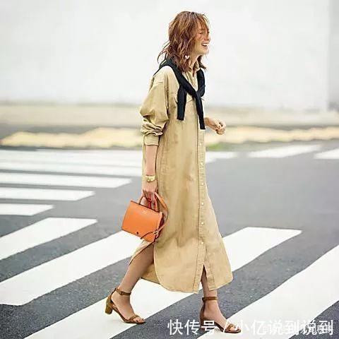  [气质]春季的衬衫裙，怎么搭配既保暖又有气质