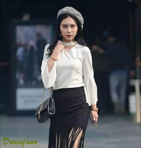 街拍美女北京三里屯 VS 上海步行街 哪里的美女穿着更好看