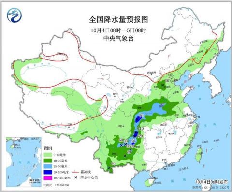  「降温」大风降温！大雨暴雨大暴雨！10月4～6日天气预报