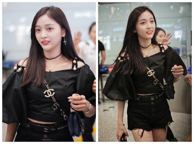 回团首次现身机场，吴宣仪看似低调一身竟值10万，真“富婆”无疑