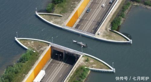 世界最奇怪的3座桥:船在半空游,人在水下行,还一个要蹦过去