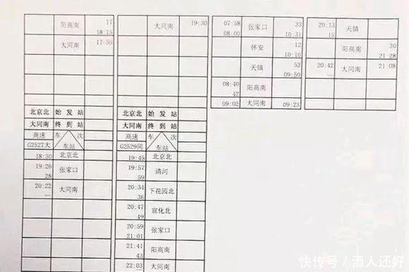  山西■好消息！山西这条高铁即将通车，网传列车时刻表曝光
