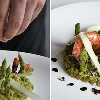  『意大利人』芦笋大虾意大利饭