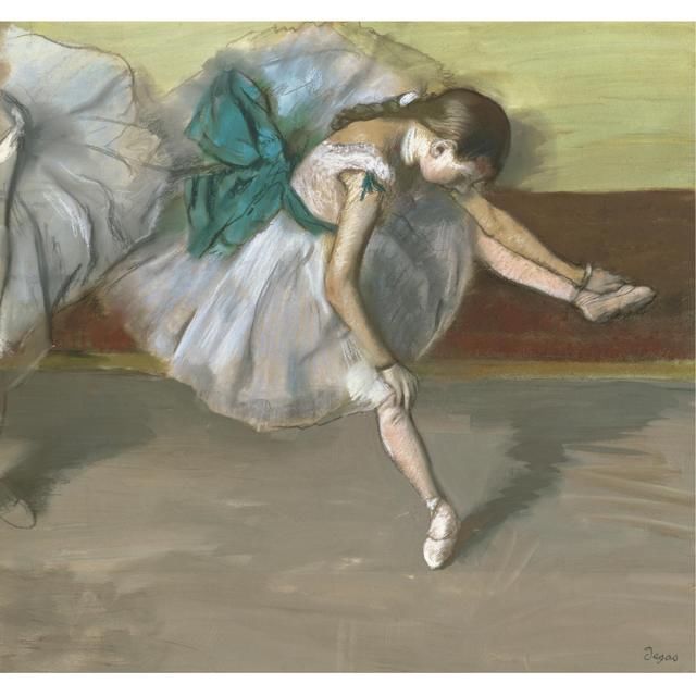 德加作品《芭蕾舞演员》高清原图