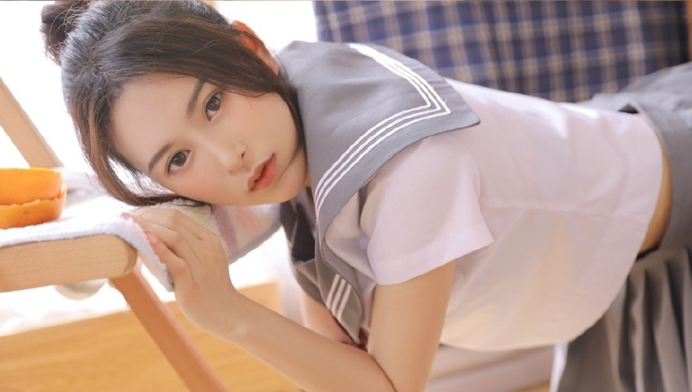 『清纯』美女校花清纯养眼日系写真