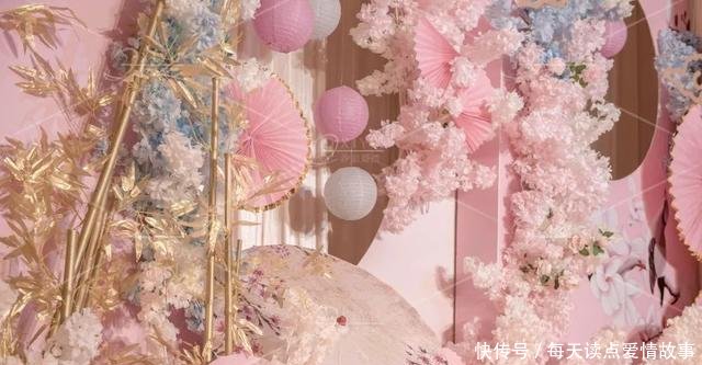  『这场』这场浪漫的日式中国风樱花主题婚礼实在太美