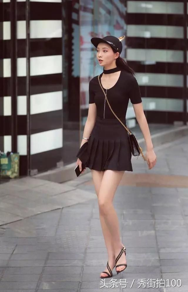 街拍：镜头下的时尚女生，秀色可餐