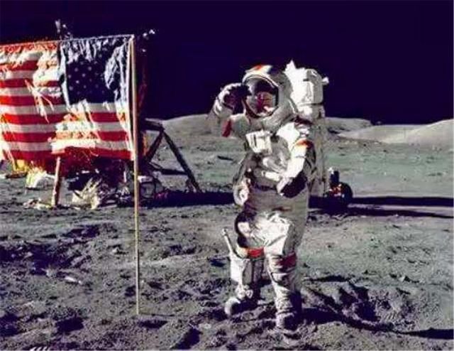 美國旗幟在月球上站立了46年之久，現如今變成了這模樣！ 科技 第2張