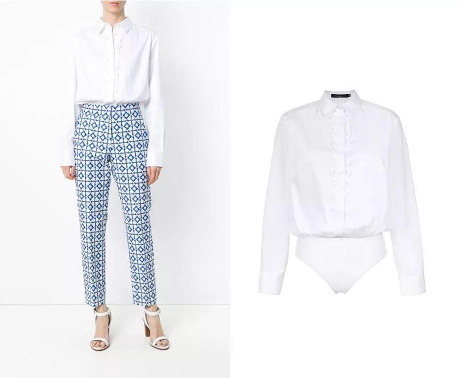 我真的不怕麻烦，谁叫这件“泳衣”一样的Bodysuit太时髦~