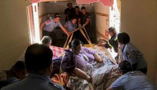 女子体重达900斤！减肥后这样美