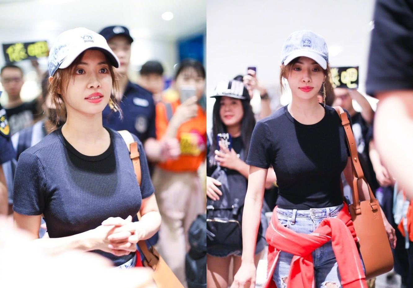 蔡依林机场照又作妖, 转身后吓坏网友, 网友: 柳岩都没你这么敢穿