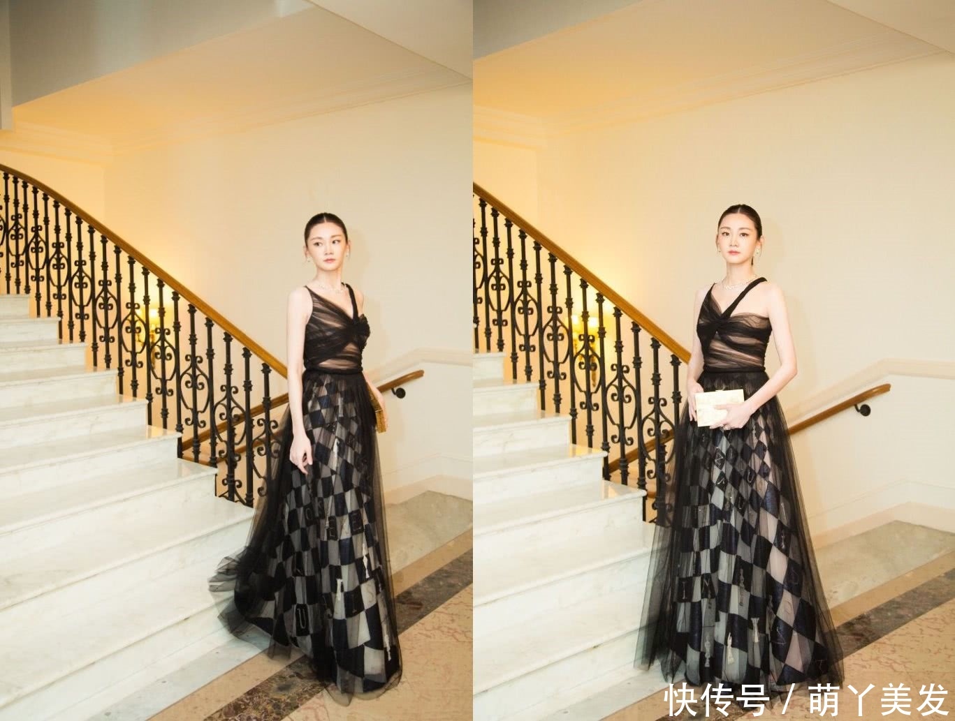 苗苗太拼了！薄纱裙透到跟没穿一样，网友：好歹里面也垫一垫吧？