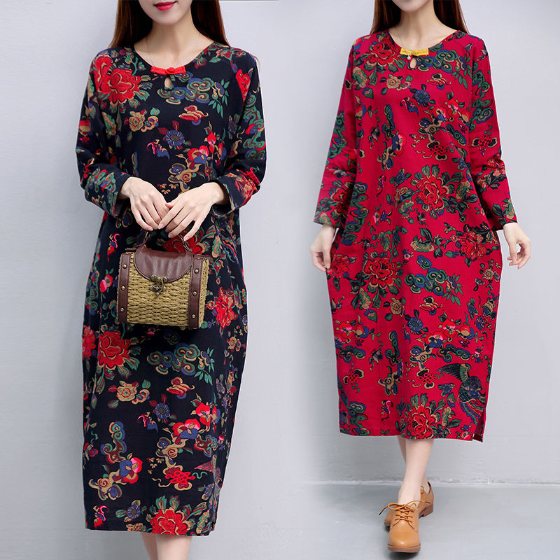 比旗袍还高雅，比毛呢还时尚的高档秋裙，6070后穿，超好看