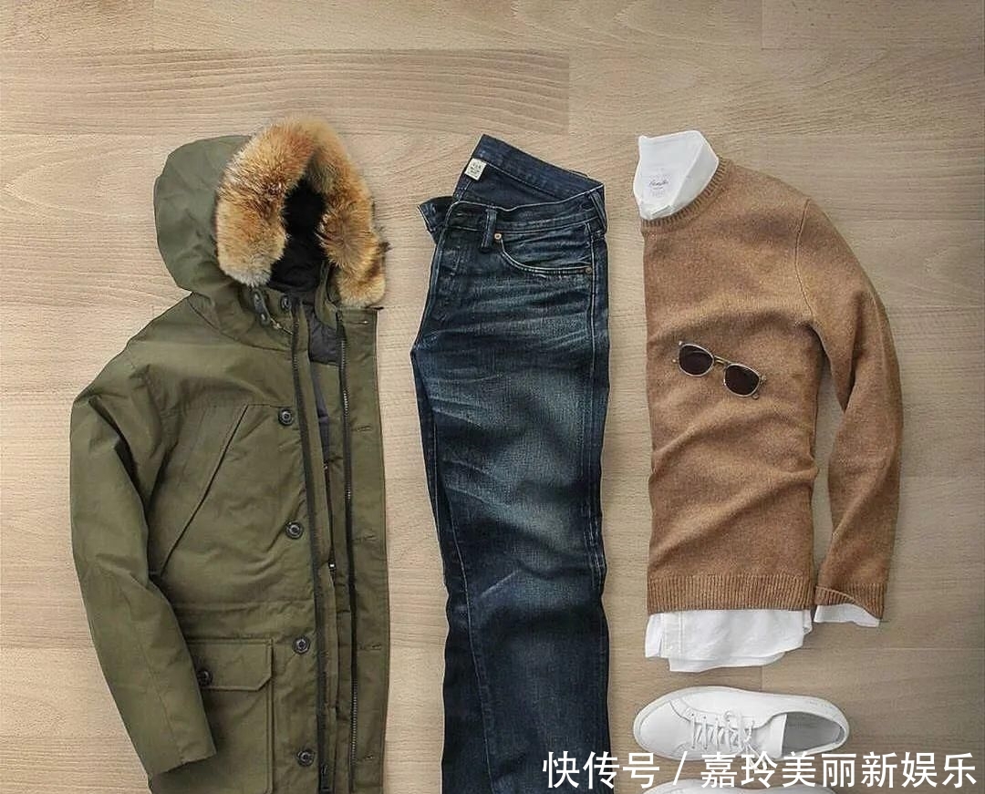 「实用」东北大哥:连帽大棉袄这样搭配最实用!