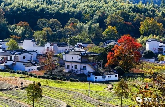 皖南的塔川，秋天的骄傲，极美的色彩天堂
