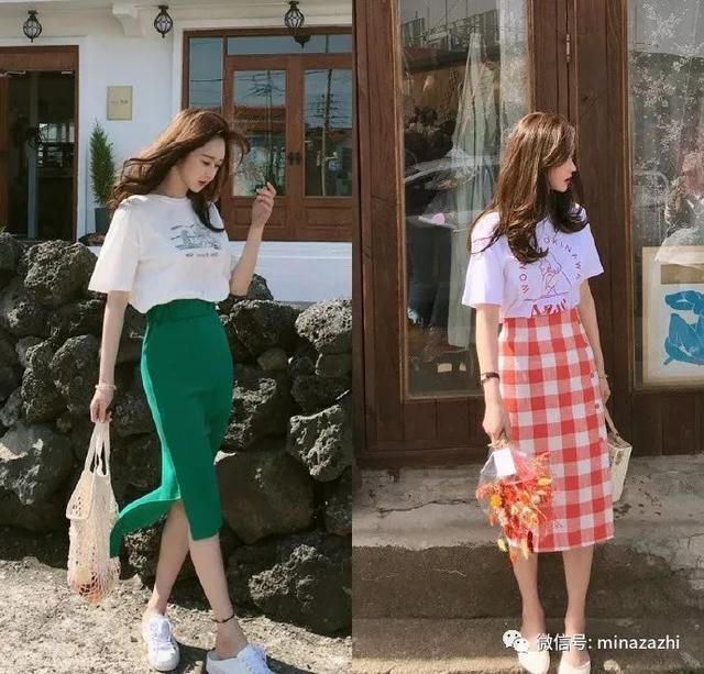 一个月不重复 40套chic韩风出街搭配参考 基础款也能穿出新鲜感