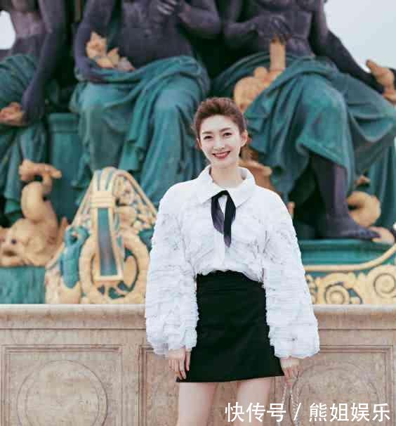 江疏影太会玩了, 裤子上缠满绳子, 那么紧真的能走路