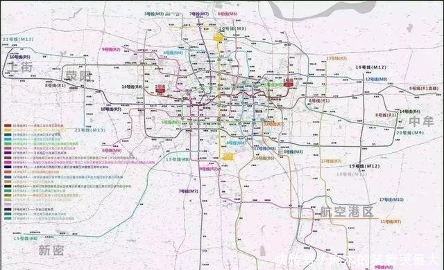 成都重庆上海郑州武汉等多个城市的地铁远景规划图太震撼了