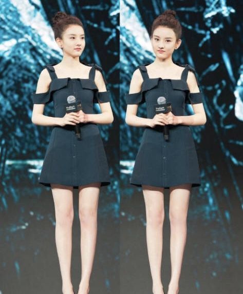 宋祖儿裙子短到尽头，逆天长腿尽收眼底，网友：真正的“腿精”！