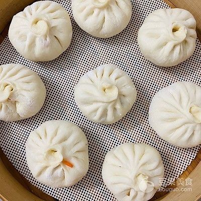  『适量』素胡萝卜卷心菜包子