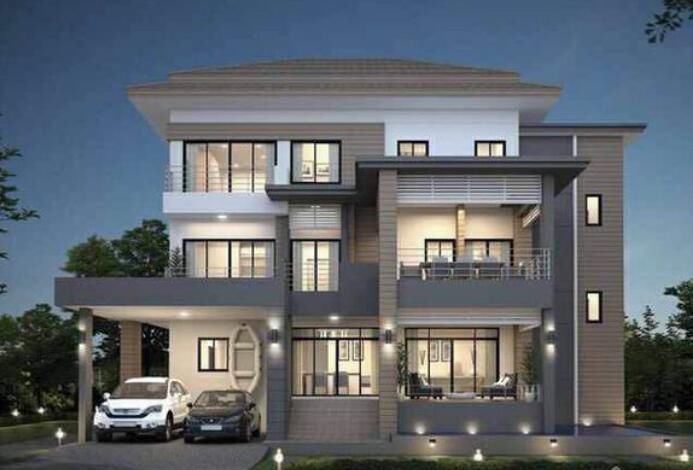 农村盖房也不落后，3栋农村现代别墅，紧跟时尚潮流