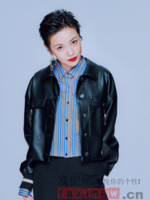 女生短发大背头发型参考 独立自信的御姐范