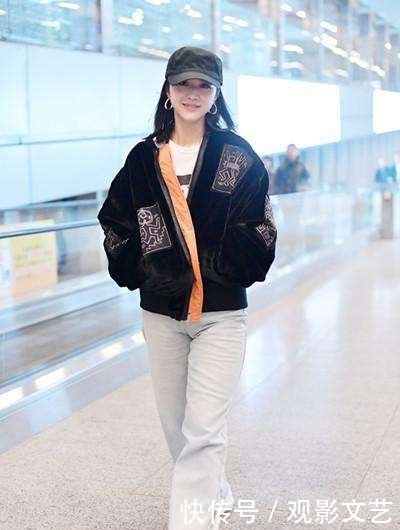 汤唯素颜现机场, 下半身爆肥至大妈, 网友 这是经历了什么