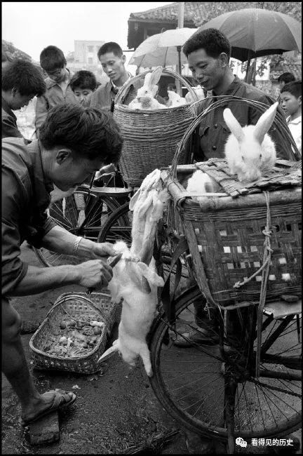 老照片：1984年成都农贸市场