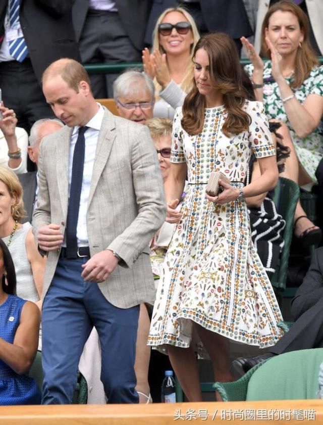 凯特王妃连续八年看温网！不同造型让我们感受到：岁月不饶人！