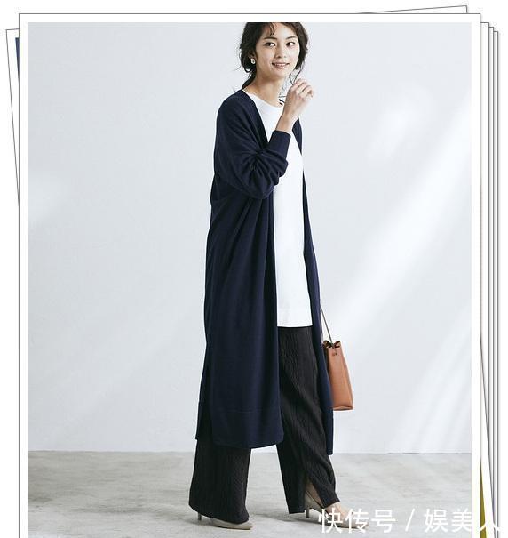 感觉■穿上就变时尚的“长开衫”look,充满感觉的日系成熟穿搭分享